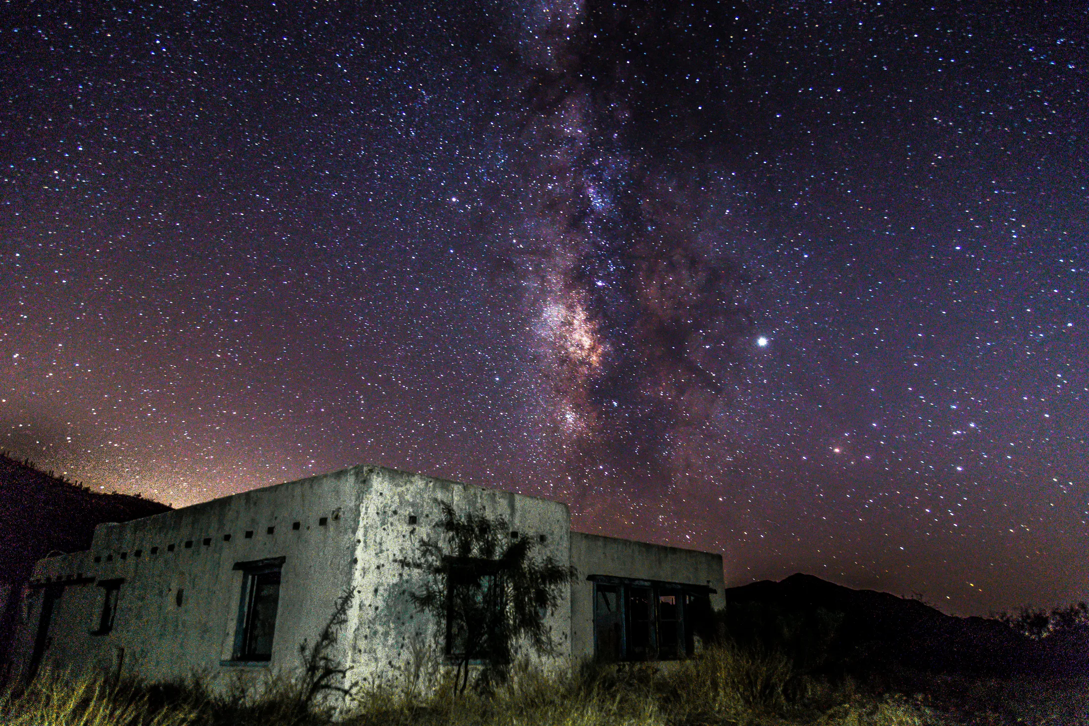 96 Ranch Milky Way Arizona, a fine art photograph by Michael Joseph Baca, Casa de Baca Studios, Florence, Arizona