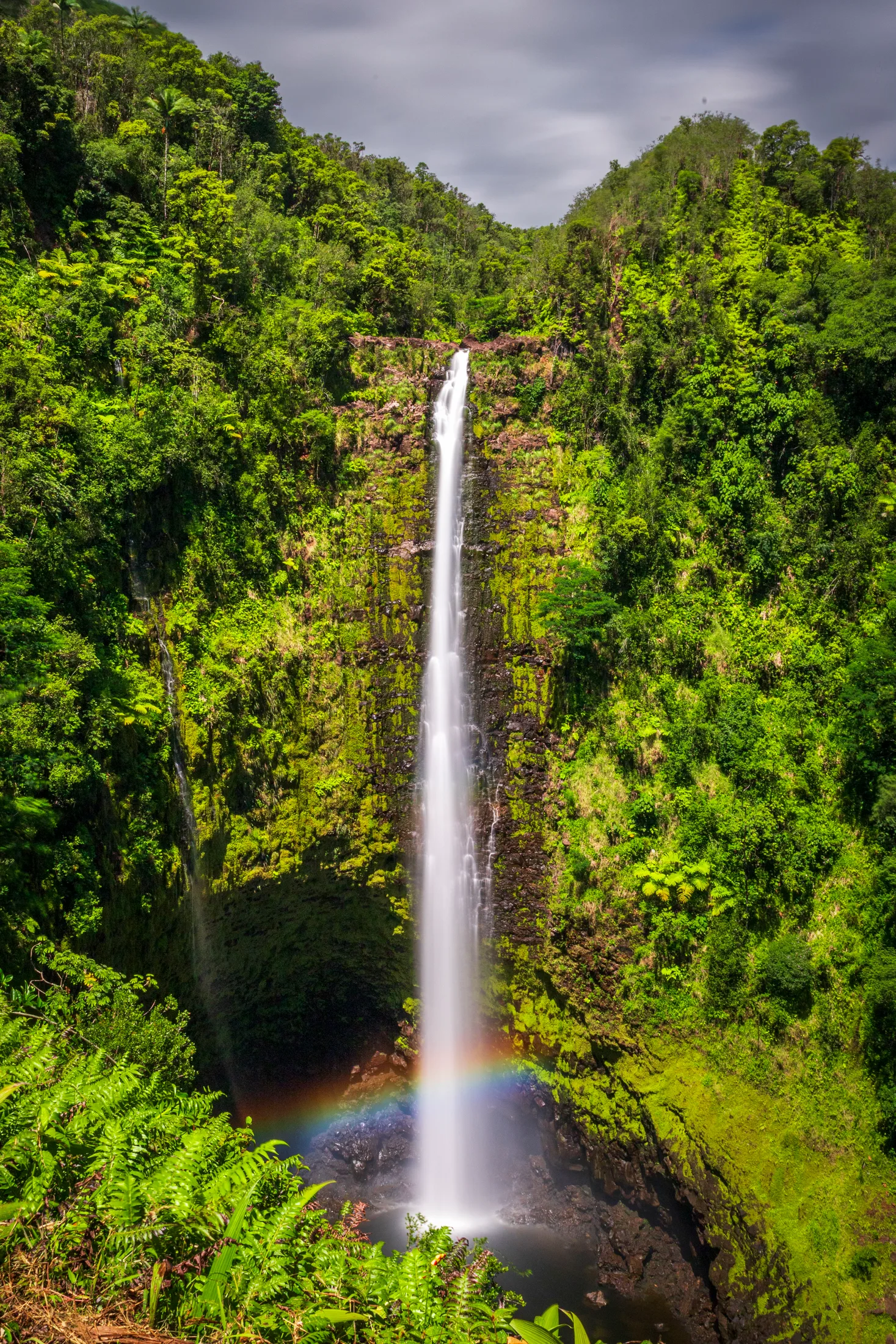 Akaka Falls Hawaii, ocean and lake and river and pier, a fine art photograph by Michael Joseph Baca