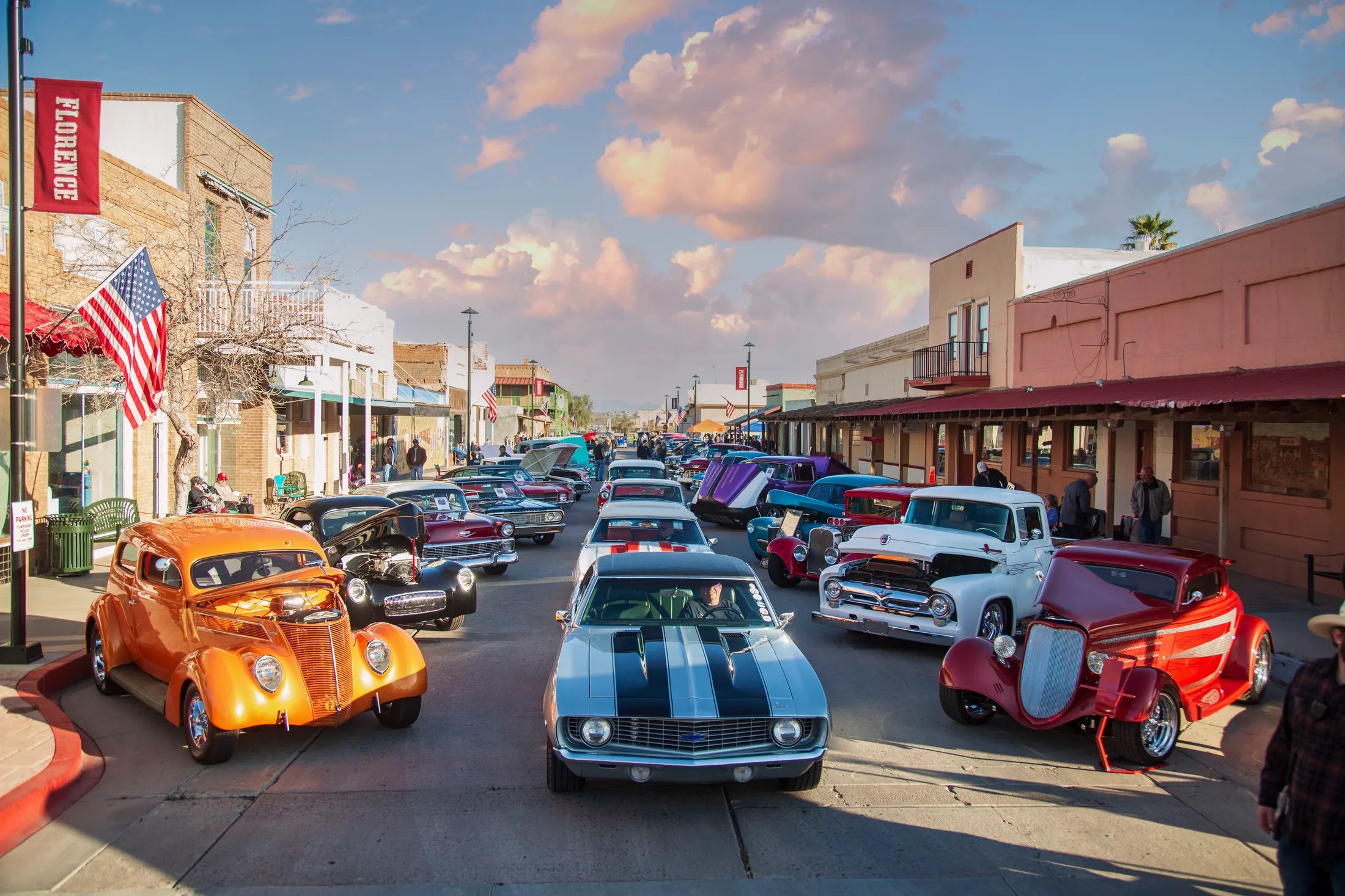 Car Show 2020 Florence AZ COLOR, vehicles, a fine art photograph by Michael Joseph Baca