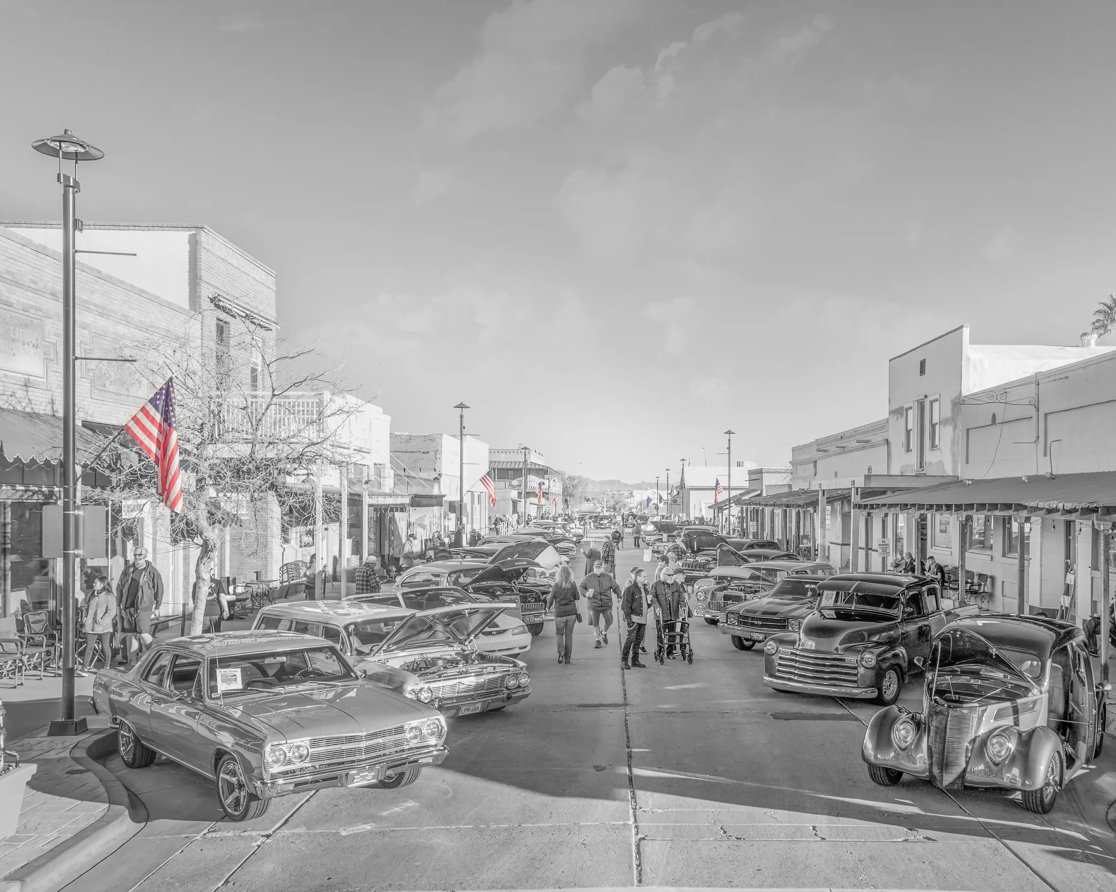 Car Show 2022 Florence AZ, vehicles, a fine art photograph by Michael Joseph Baca, Casa de Baca Studios, Florence, Arizona