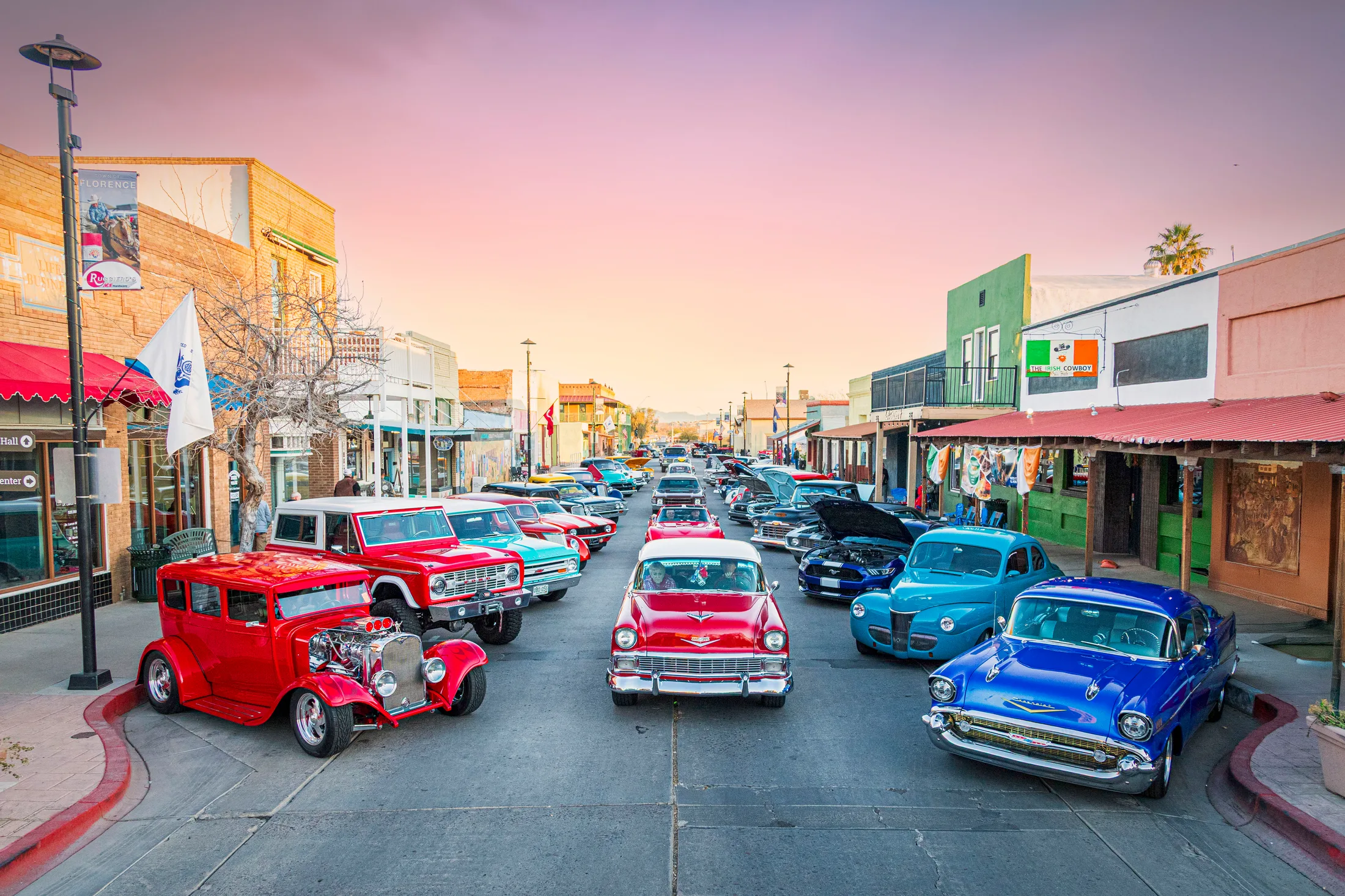 Car Show Florence AZ, vehicles, a fine art photograph by Michael Joseph Baca, Casa de Baca Studios, Florence, Arizona