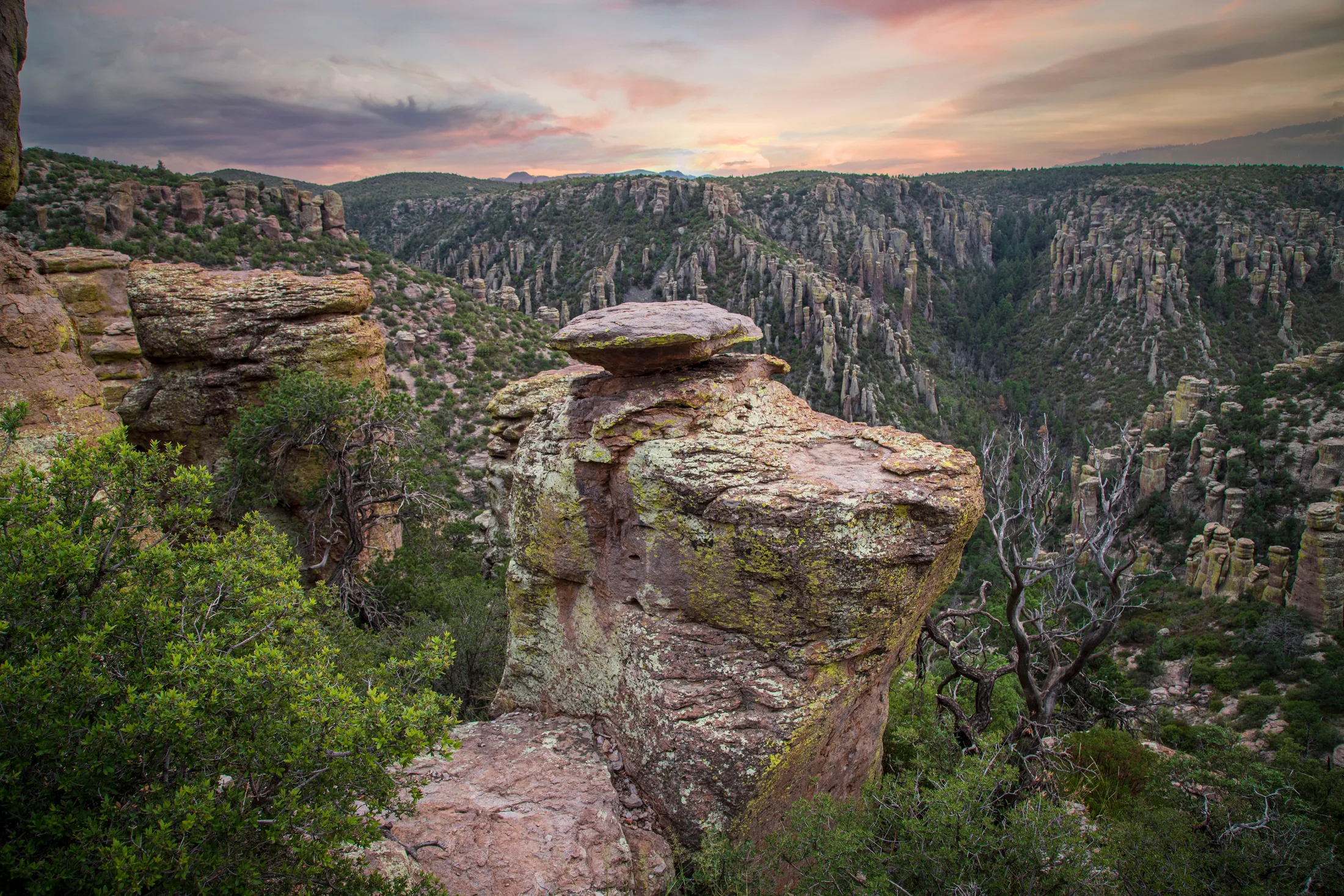 Chiricahua National Monument Arizona, landscape, a fine art photograph by Michael Joseph Baca
