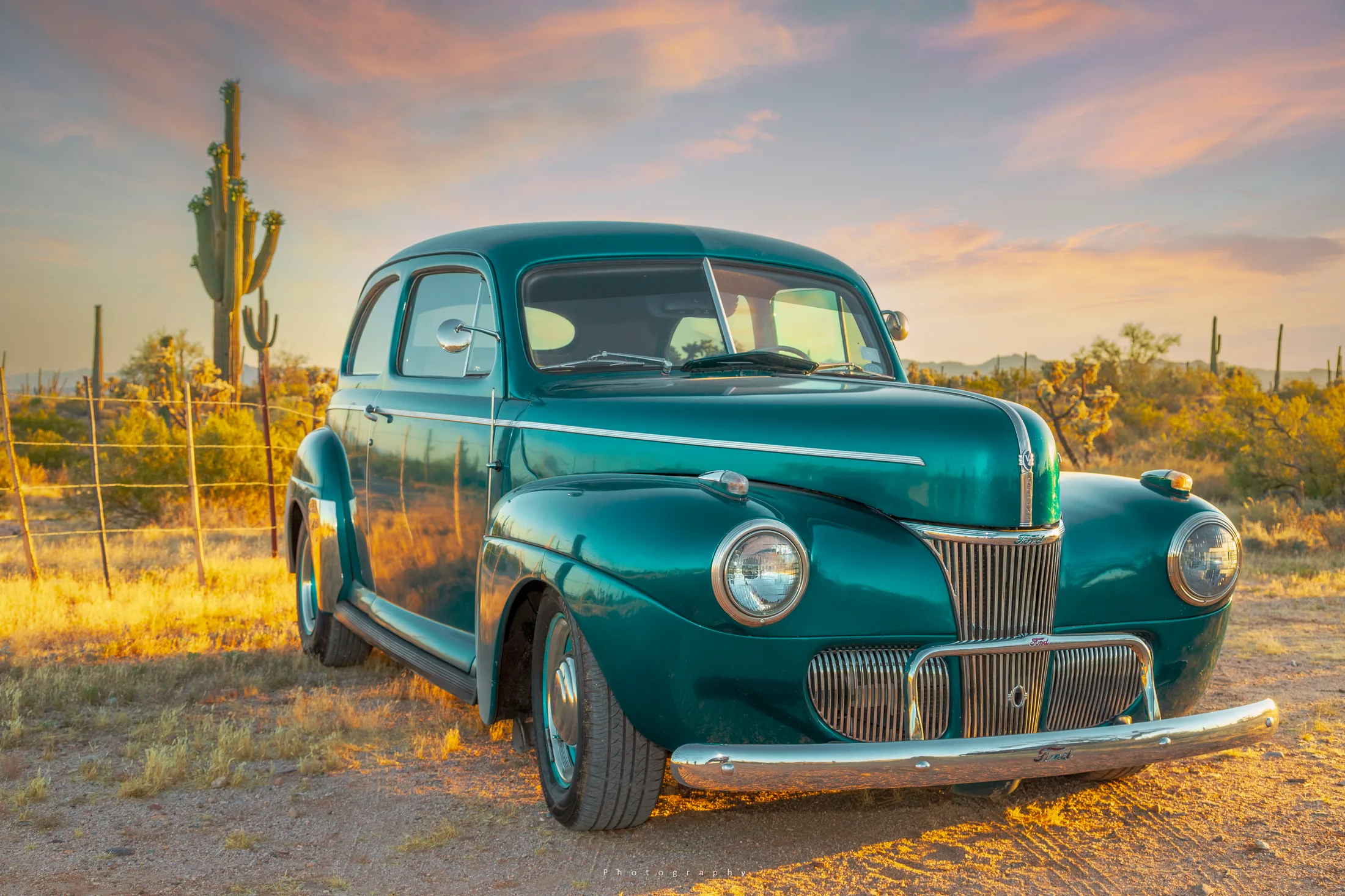 Florence AZ, vehicles, a fine art photograph by Michael Joseph Baca, Casa de Baca Studios, Florence, Arizona