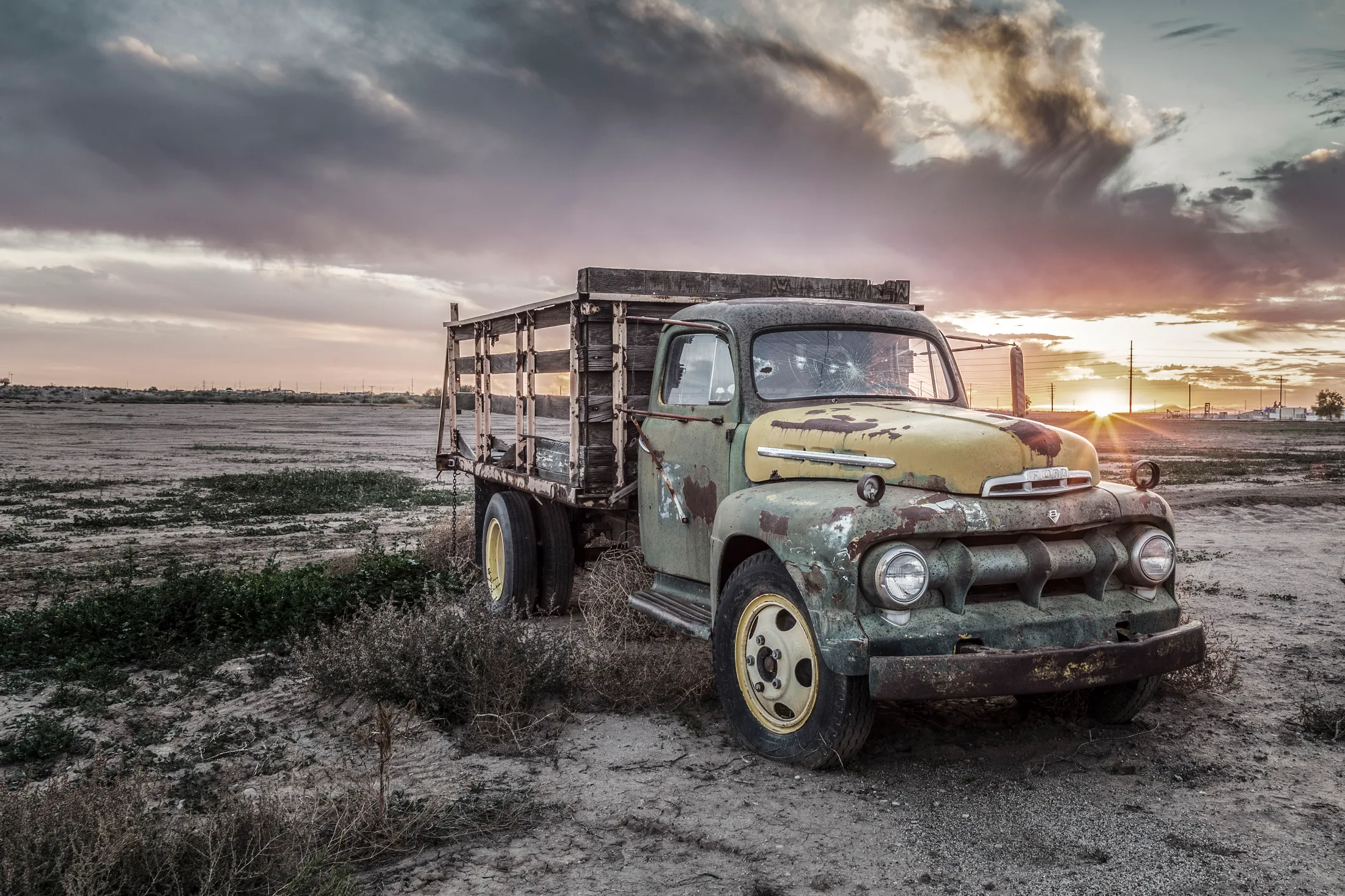 Florence AZ, vehicles, a fine art photograph by Michael Joseph Baca, Casa de Baca Studios, Florence, Arizona