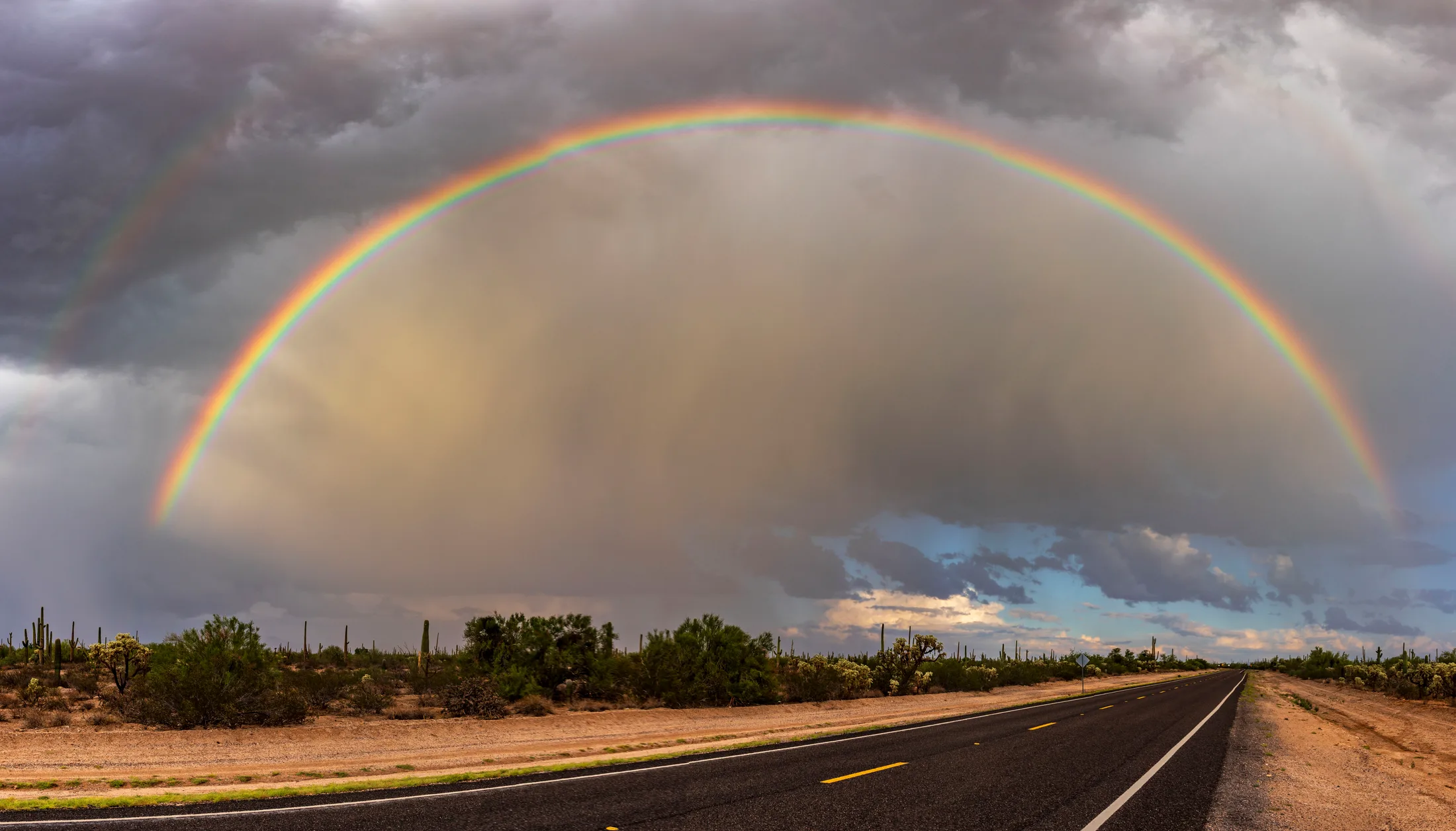 Florence Kelvin Highway Florence AZ, lightning, a fine art photograph by Michael Joseph Baca