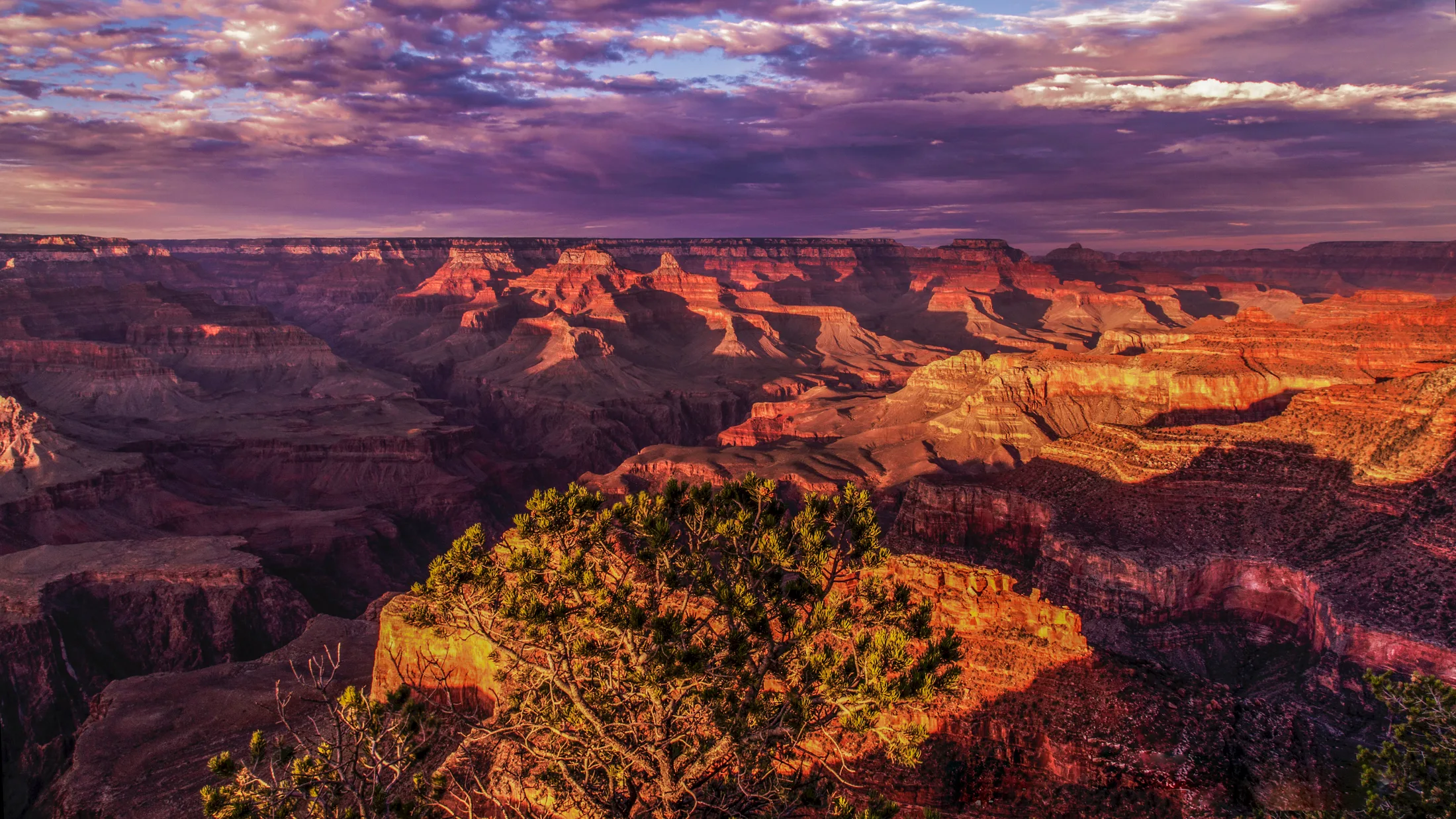 Grand Canyon Arizona, sunset and sunrise, a fine art photograph by Michael Joseph Baca