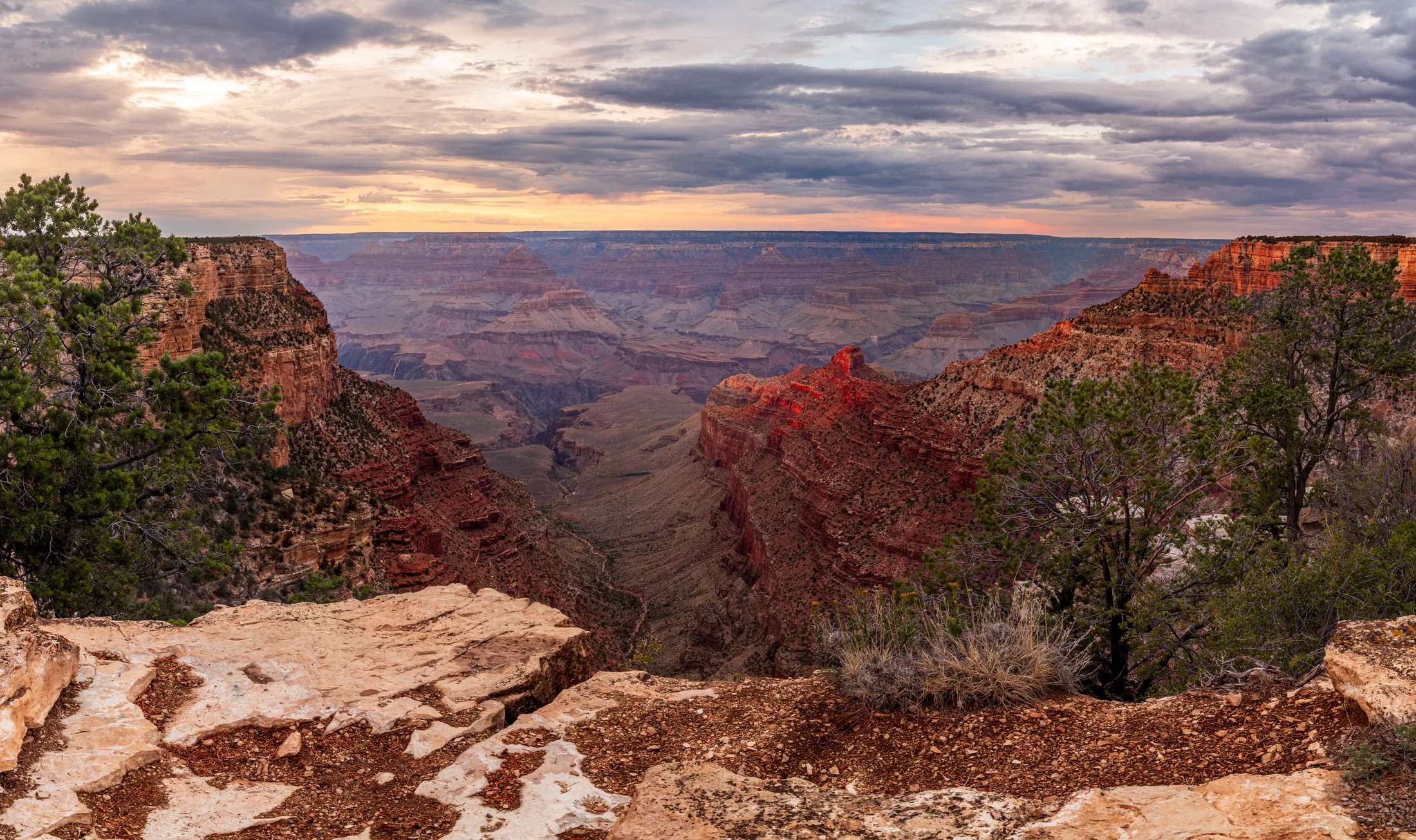 Grand Canyon, sunset and sunrise, a fine art photograph by Michael Joseph Baca, Casa de Baca Studios, Florence, Arizona