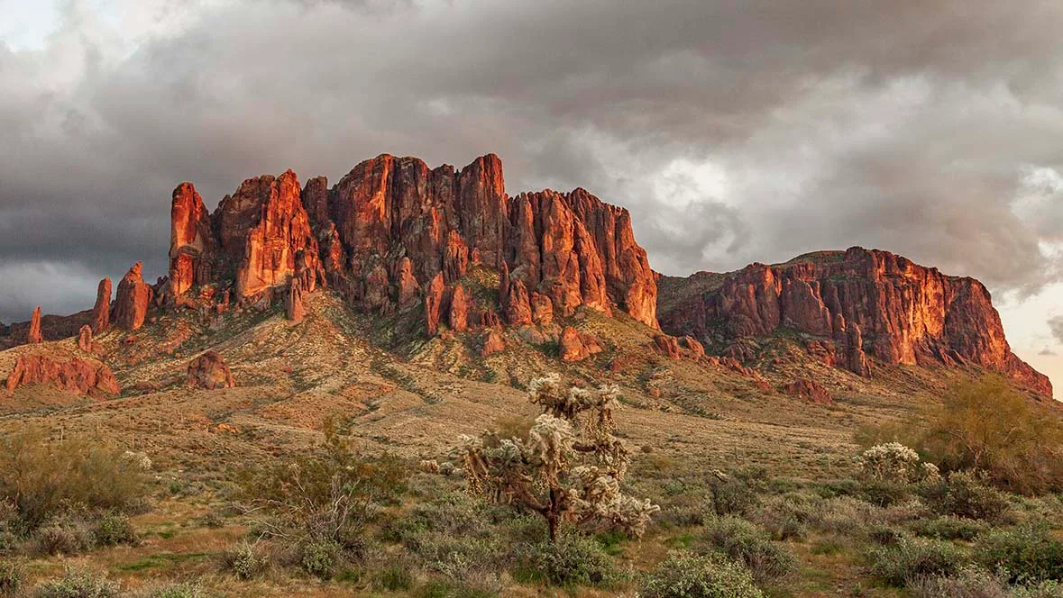 Lost Dutchman State Park, landscape, a fine art photograph by Janell Evelyn Baca, Casa de Baca Studios, Florence, Arizona