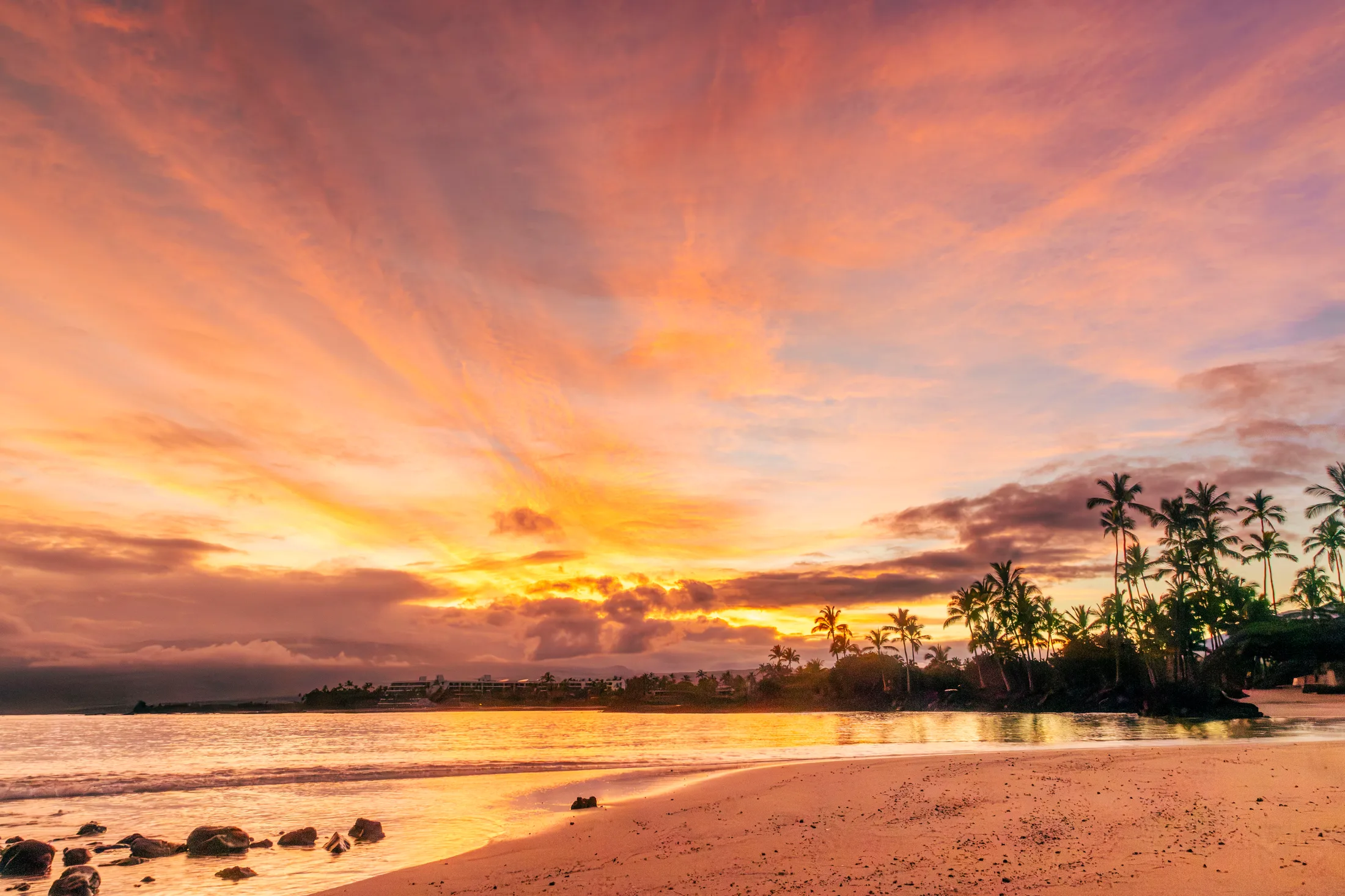 Makaiwa Bay Hawaii, ocean and lake and river and pier, a fine art photograph by Michael Joseph Baca