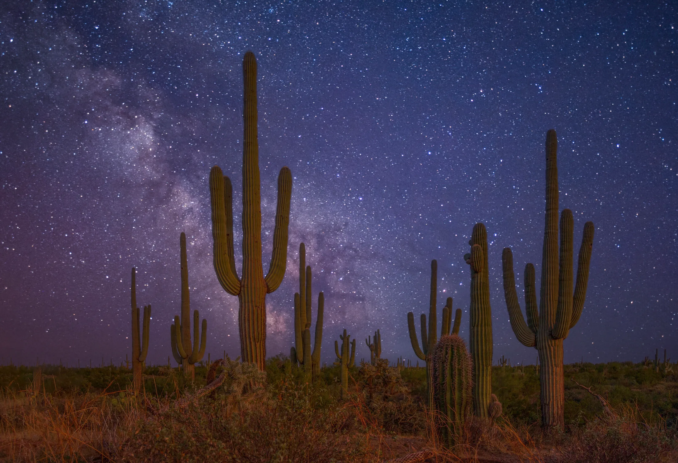 Milky Way Florence AZ, a fine art photograph by Michael Joseph Baca, Casa de Baca Studios, Florence, Arizona