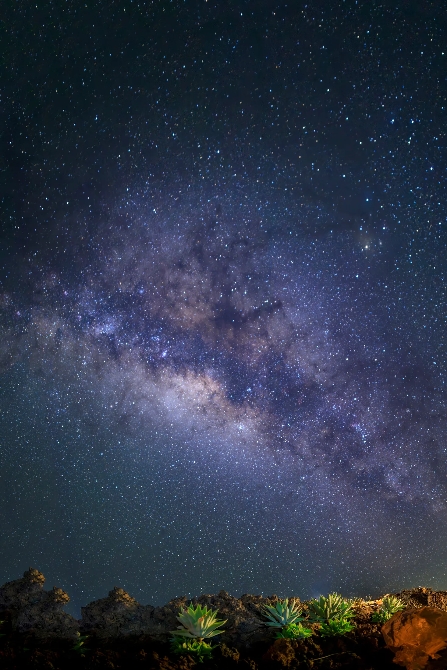Milky Way Hawaii, a fine art photograph by Michael Joseph Baca, Casa de Baca Studios, Florence, Arizona