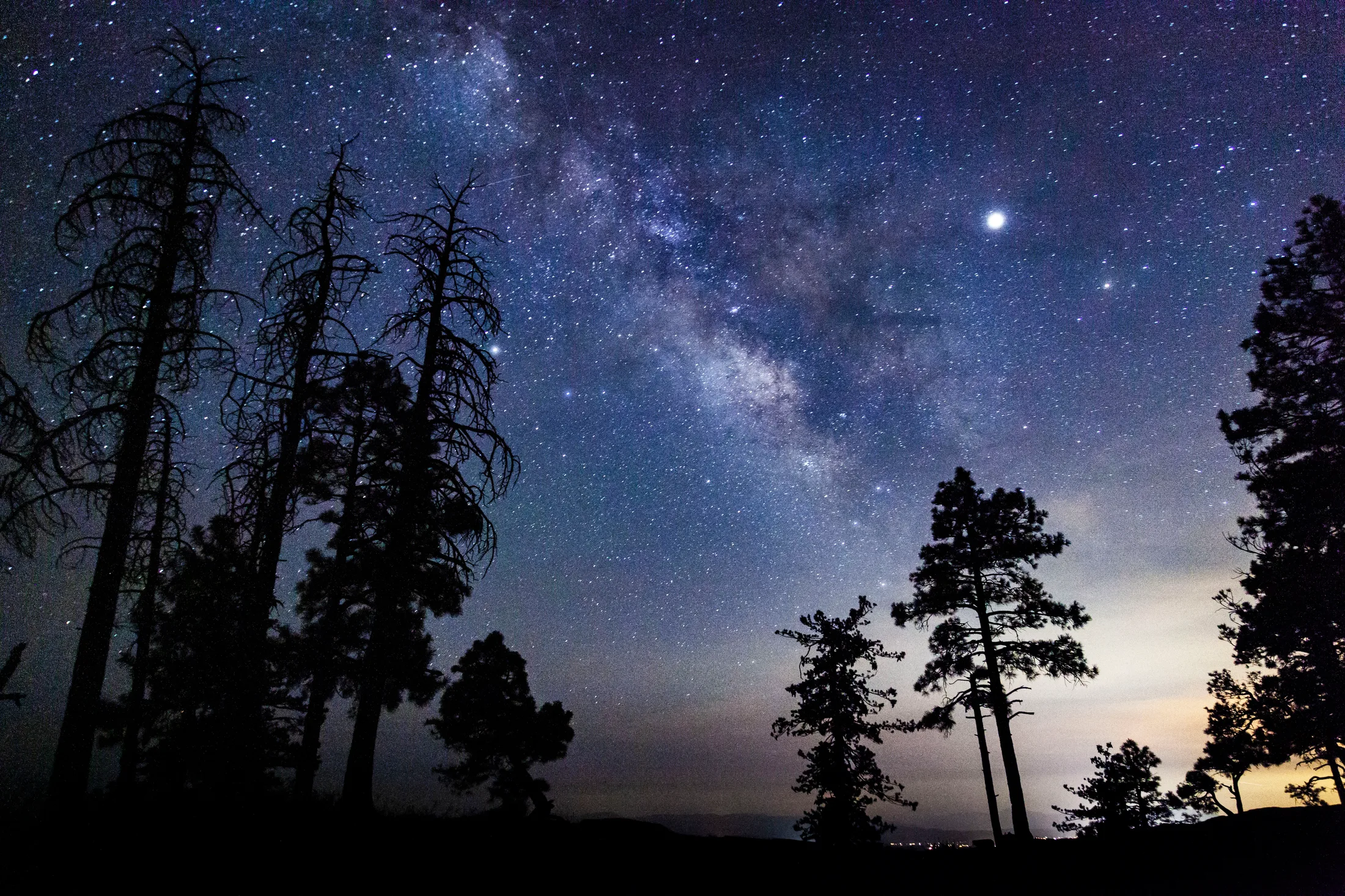 Milky Way Mogollon Rim Payson AZ, a fine art photograph by Michael Joseph Baca, Casa de Baca Studios, Florence, Arizona