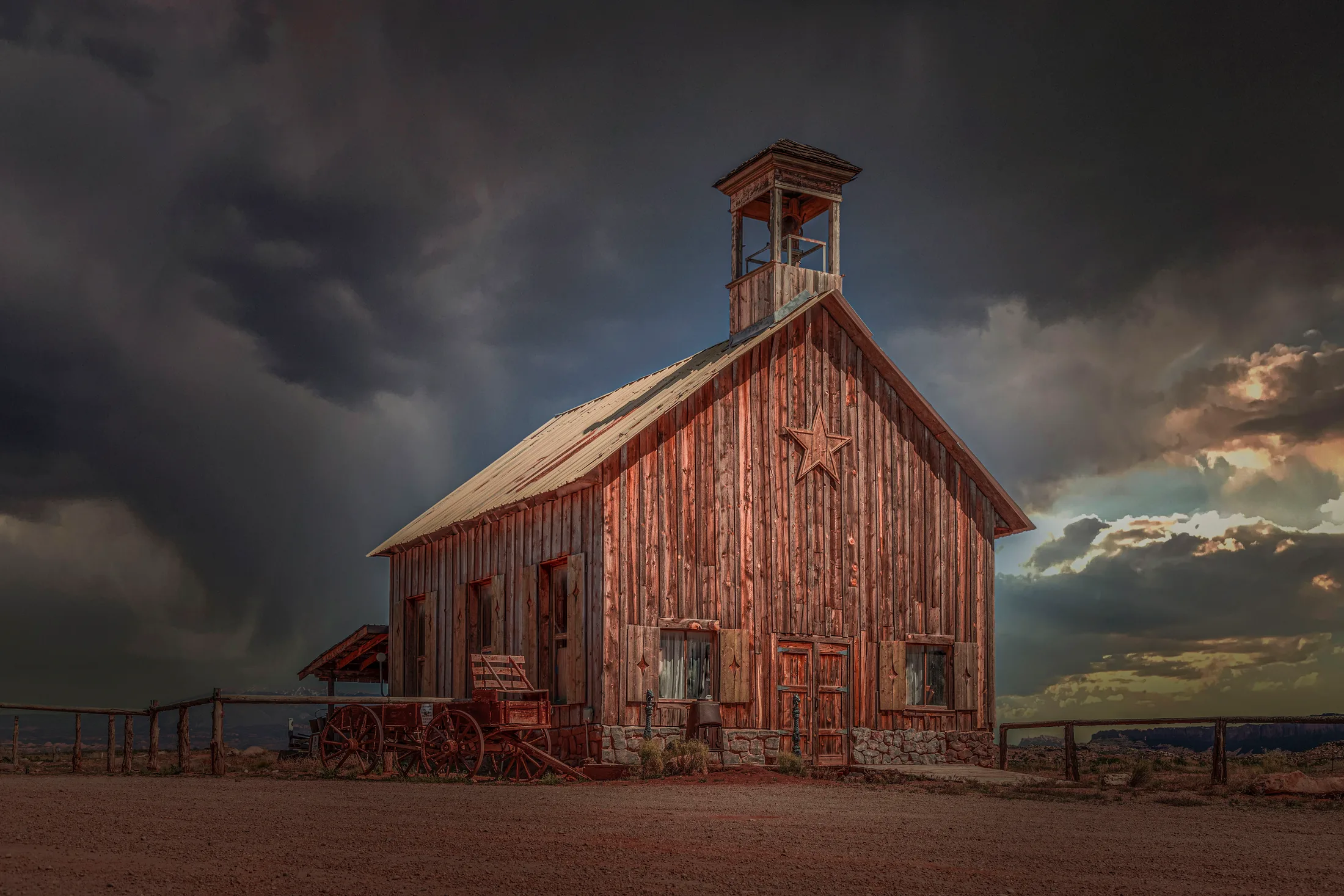 Moab Utah, architecture, a fine art photograph by Michael Joseph Baca, Casa de Baca Studios, Florence, Arizona