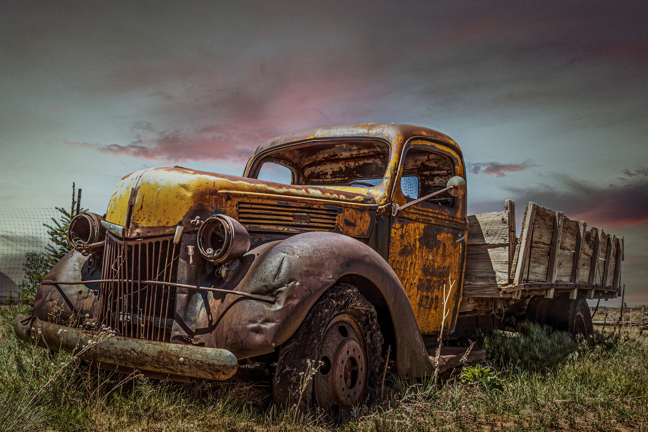 Monticello Utah, vehicles, a fine art photograph by Michael Joseph Baca, Casa de Baca Studios, Florence, Arizona