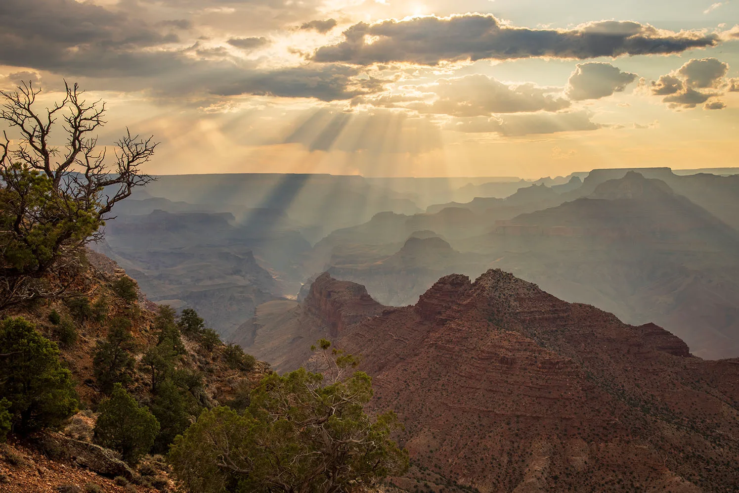 MSS (107) Sunset Grand Canyon by Michael Joseph Baca, Casa de Baca Studios, Florence, Arizona