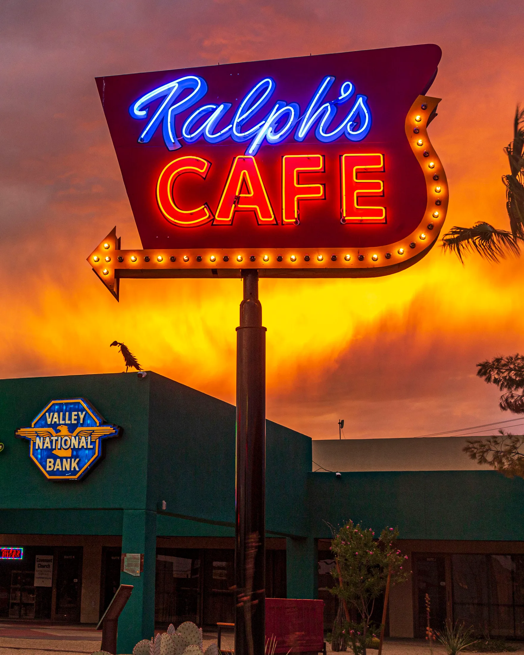 Neon Sign Park Casa Grande AZ, a fine art photograph by Michael Joseph Baca, Casa de Baca Studios, Florence, Arizona