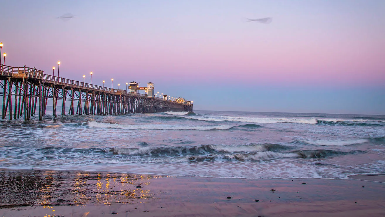 Oceanside Pier Oceanside CA, a fine art photograph by Janell Evelyn Baca, Casa de Baca Studios, Florence, Arizona