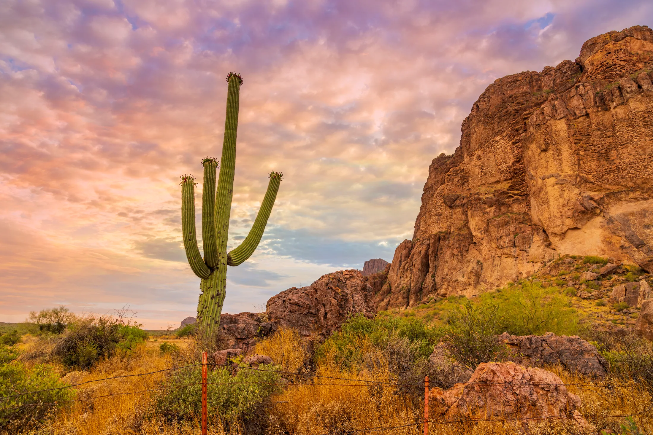 Peralta AZ, sunset and sunrise, a fine art photograph by Michael Joseph Baca, Casa de Baca Studios, Florence, Arizona