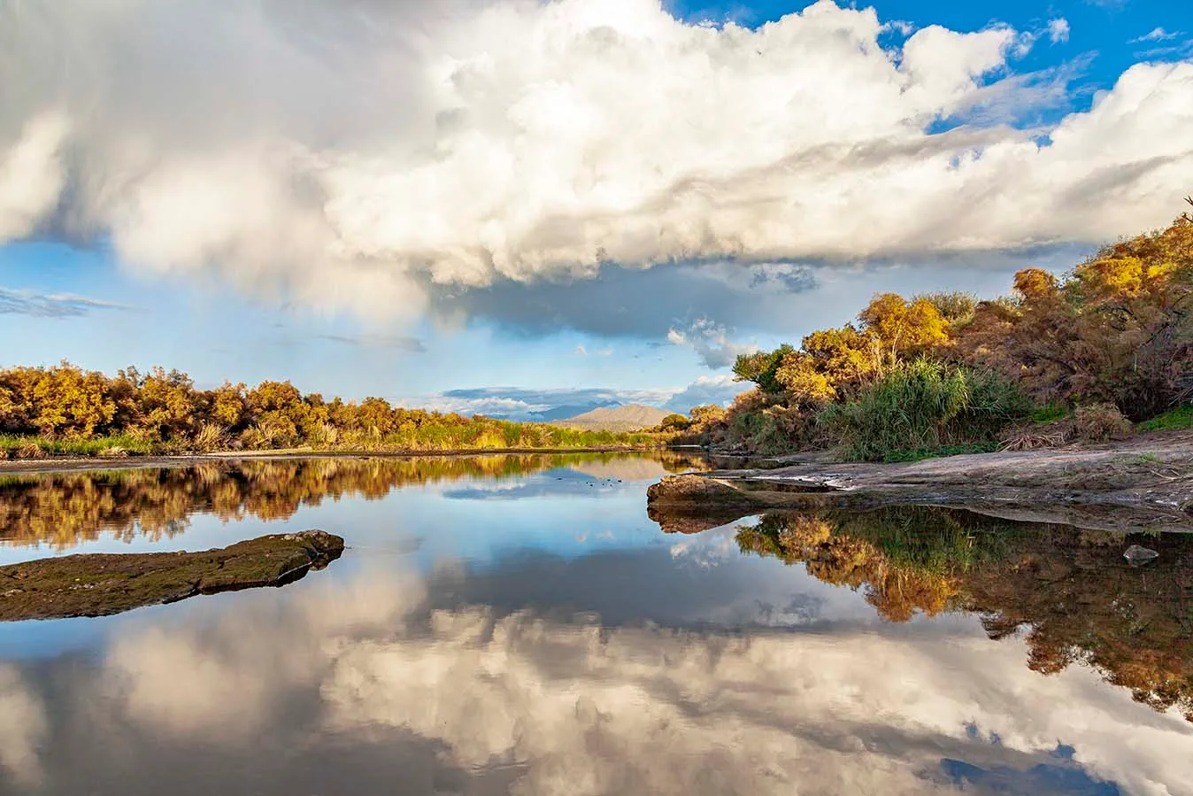 Salt River, ocean and lake and river and pier, a fine art photograph by Janell Evelyn Baca