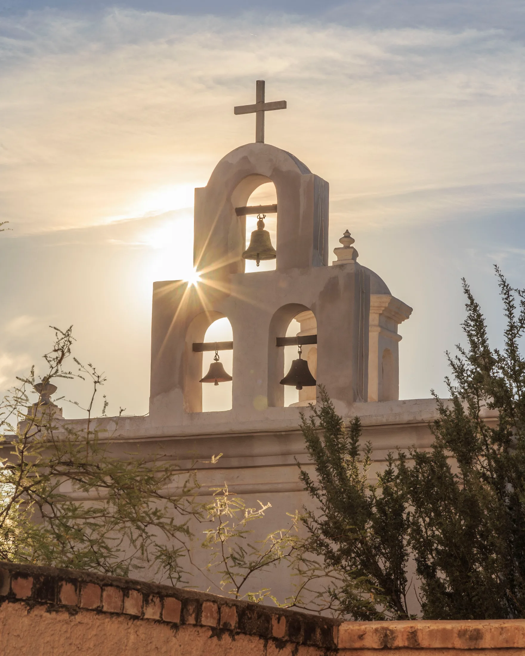 San Xavier del Bac Mission Tucson AZ, architecture, a fine art photograph by Michael Joseph Baca