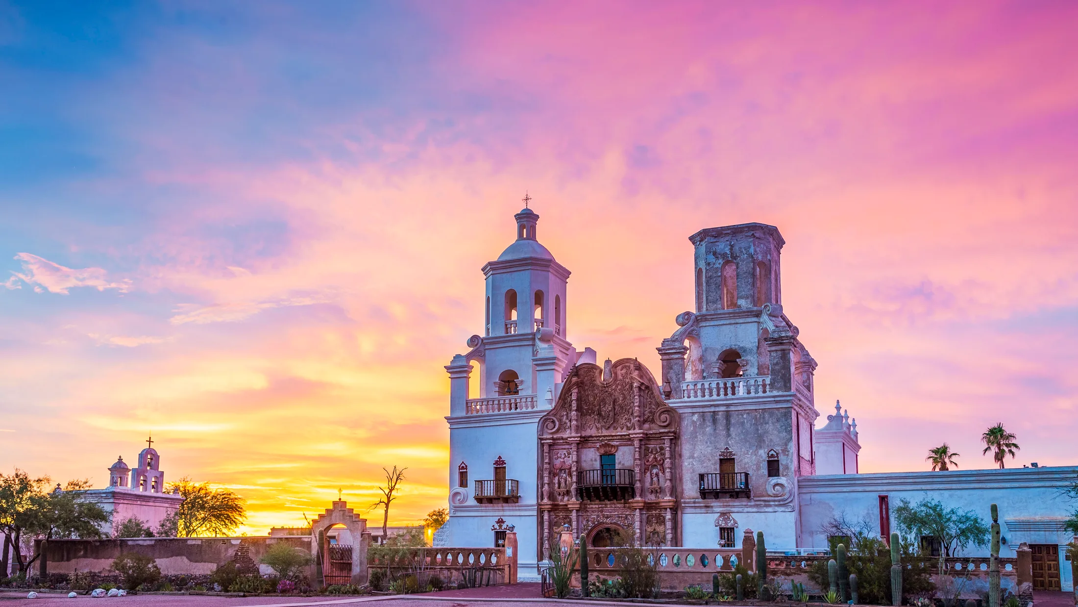 San Xavier del Bac Mission Tucson AZ, architecture, a fine art photograph by Michael Joseph Baca