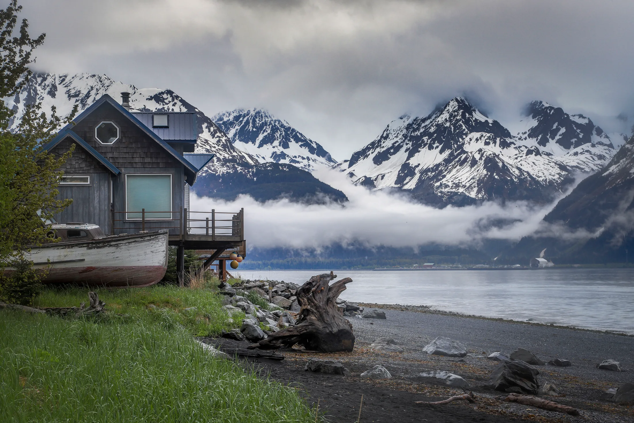 Seward Alaska, landscape, a fine art photograph by Michael Joseph Baca, Casa de Baca Studios, Florence, Arizona