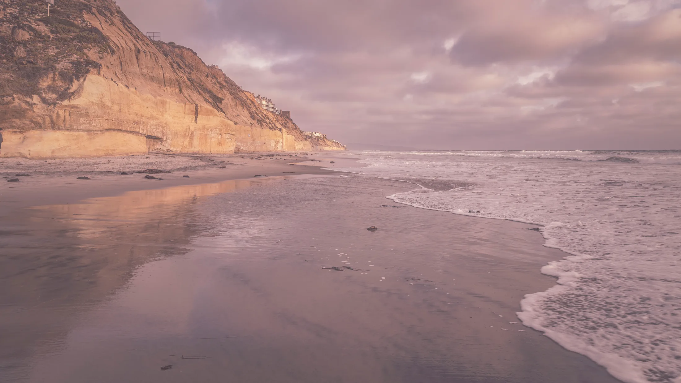 Southern California, ocean and lake and river and pier, a fine art photograph by Michael Joseph Baca
