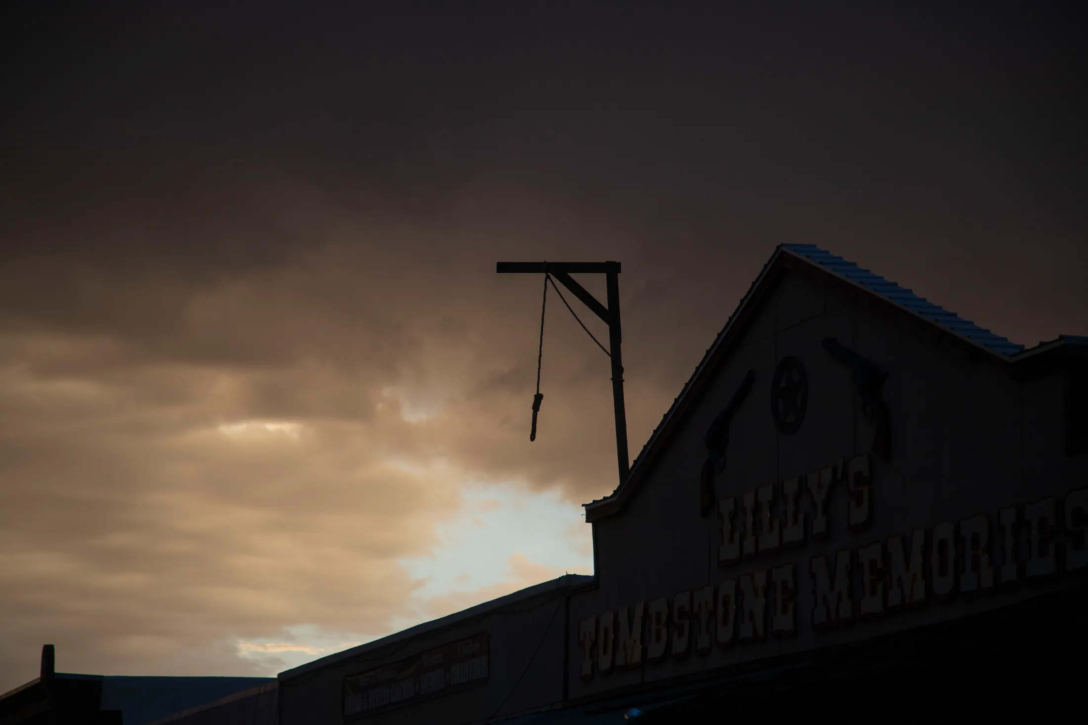 Tombstone Arizona, architecture, a fine art photograph by Michael Joseph Baca, Casa de Baca Studios, Florence, Arizona